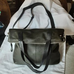 Danier Olive Green Foldover Bag